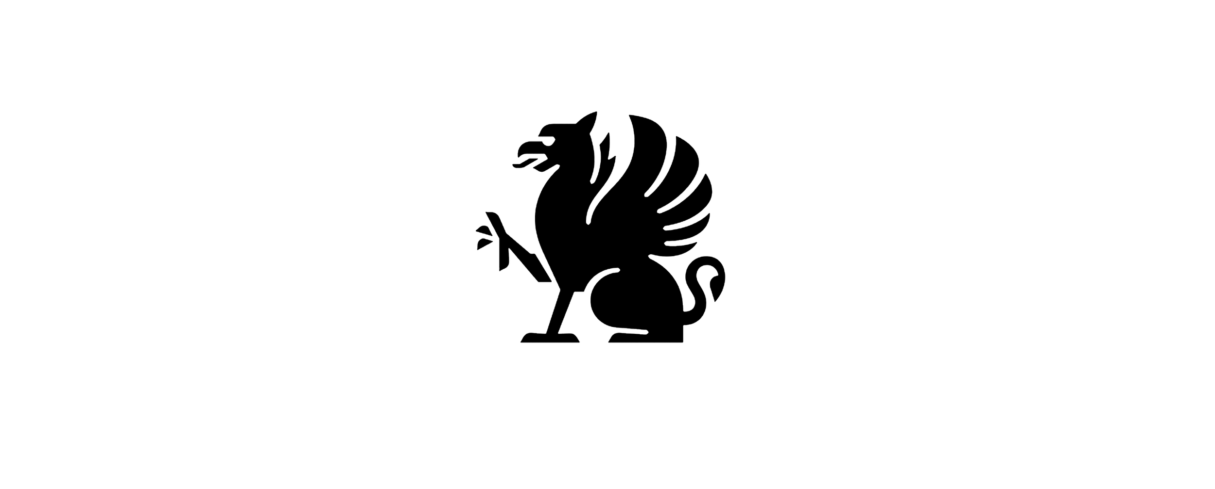 Philadelphia Museum of Art logo with a black and white griffin inside a circular border.