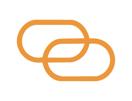 Geometric drawing of an outline square with sections divided by vertical, horizontal, and diagonal lines.