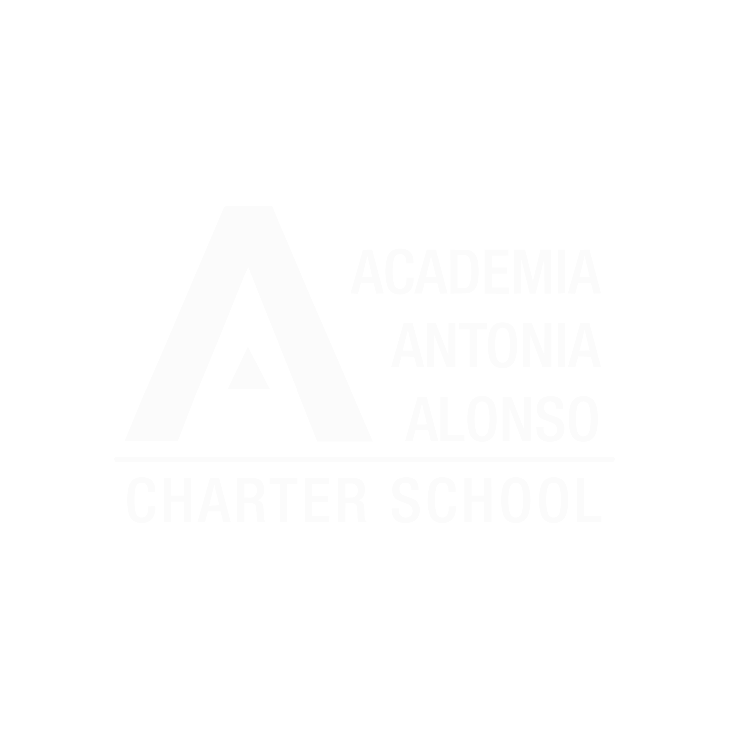 Logo of Academia Antonino Charterschool with large stylized 'A' and the school name in white text on a black background.