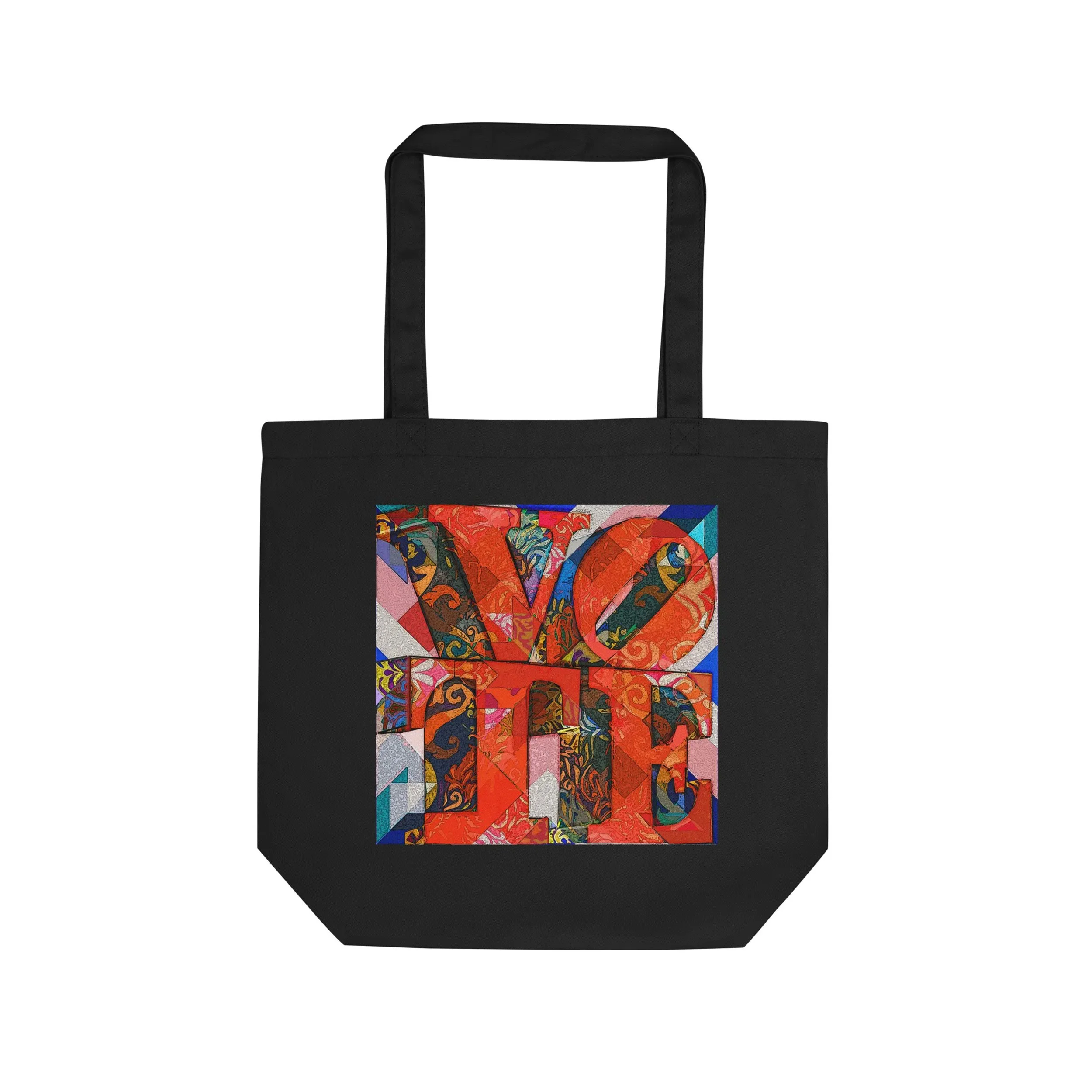 Amber “VOTE” tote bag
