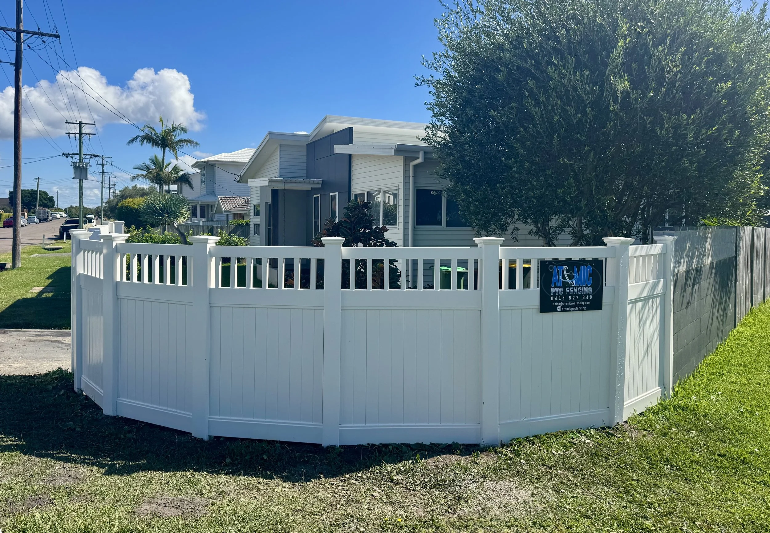 PVC Privacy picket top