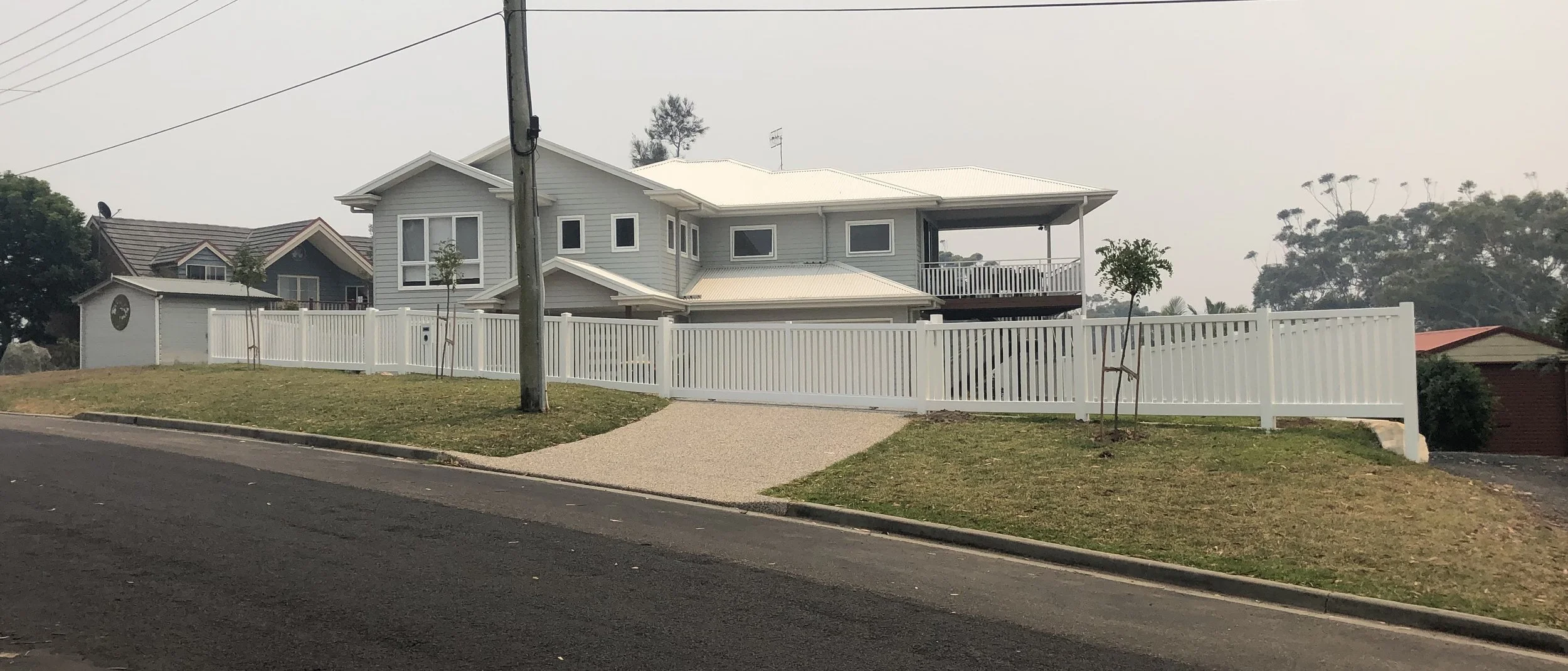PVC Flat top picket