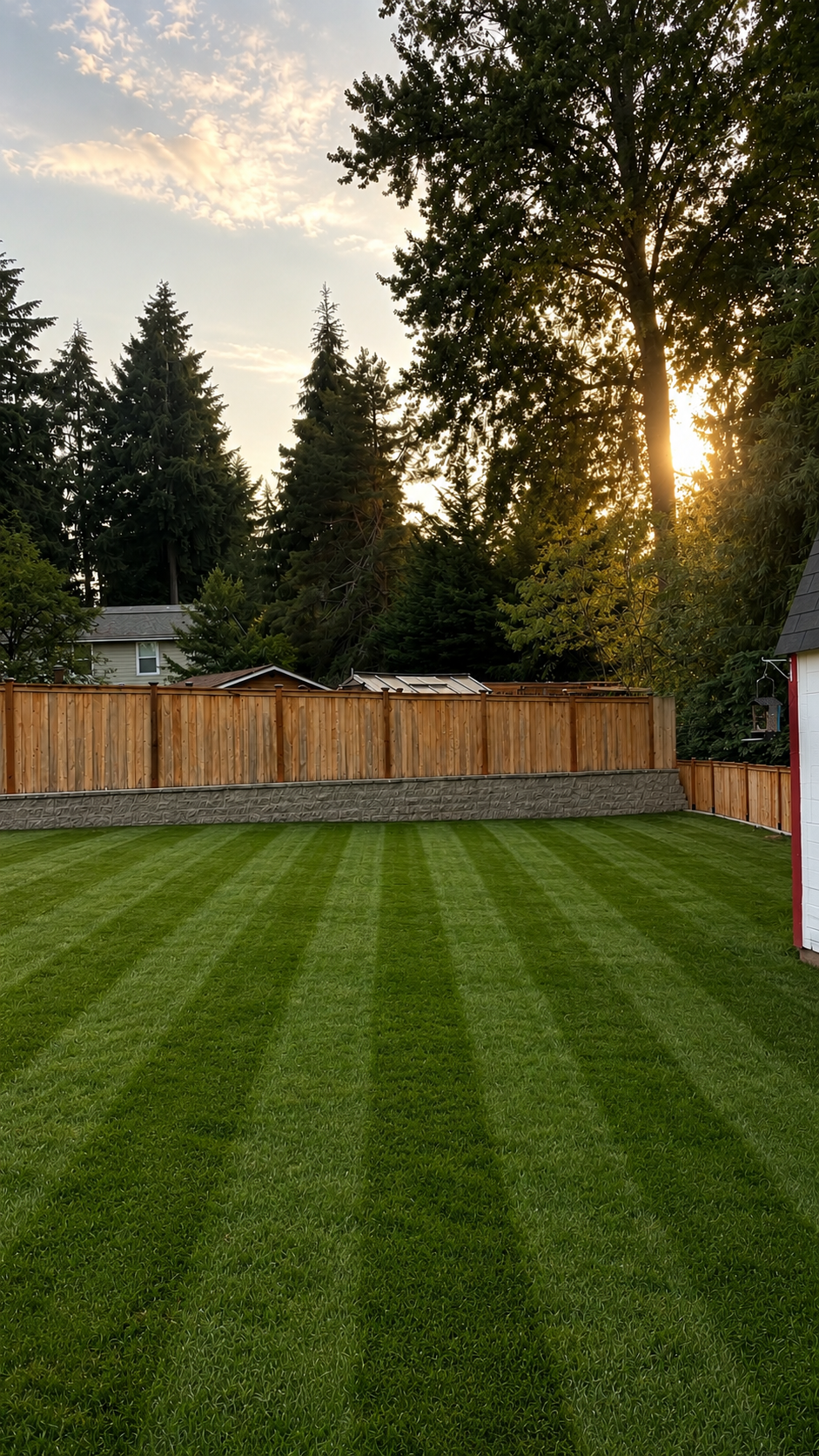Routine Lawn Mowing