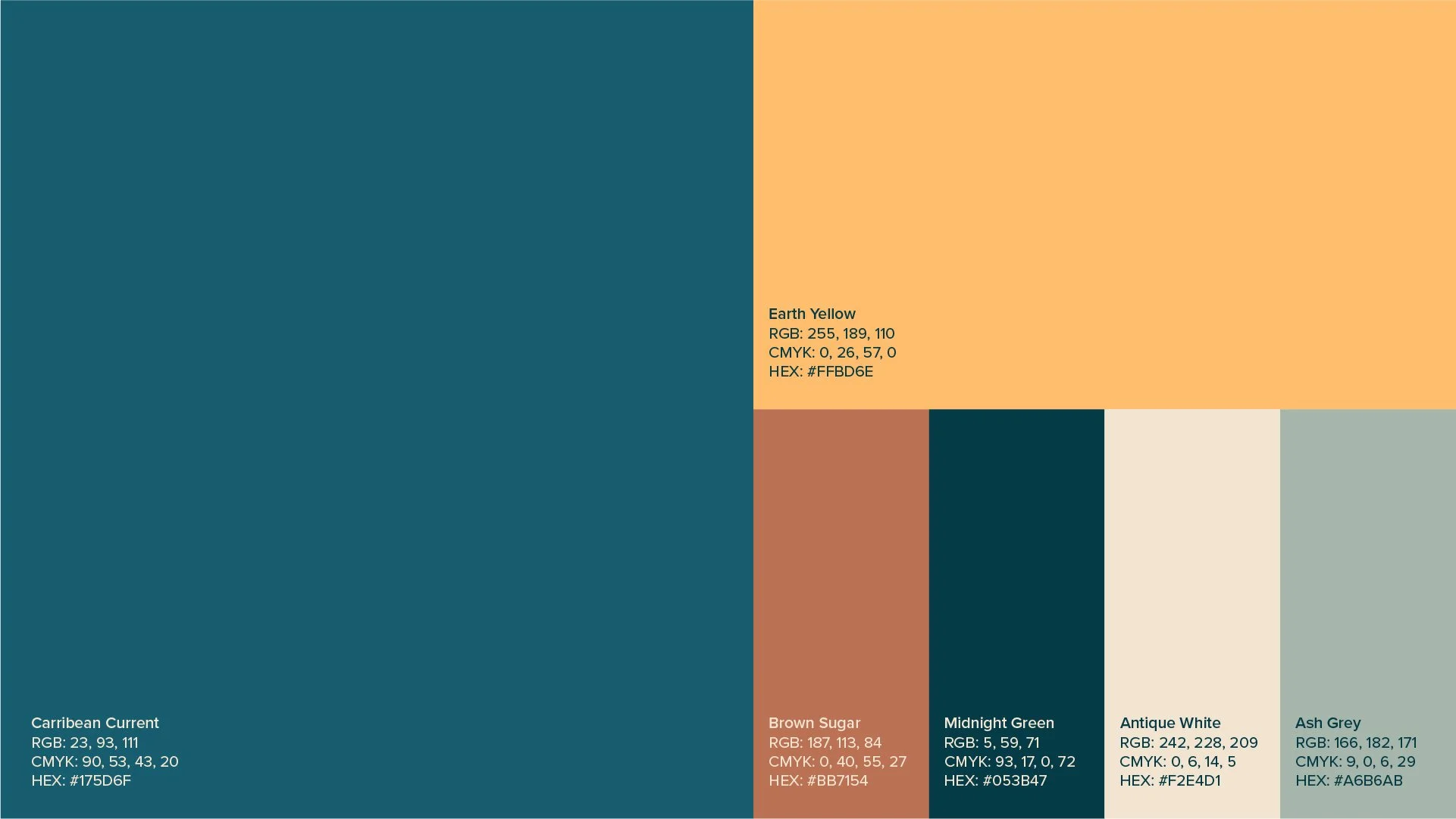 Bramble colour palette