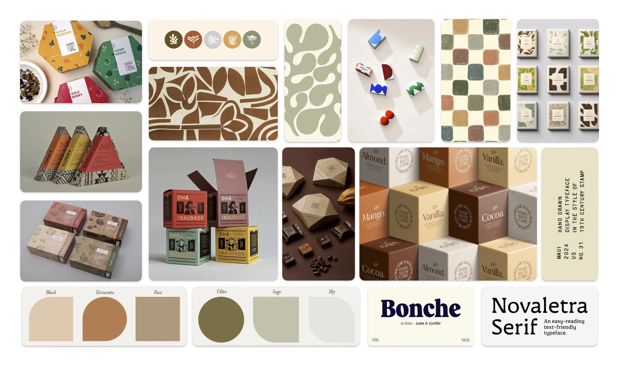 Initial image moodboard
