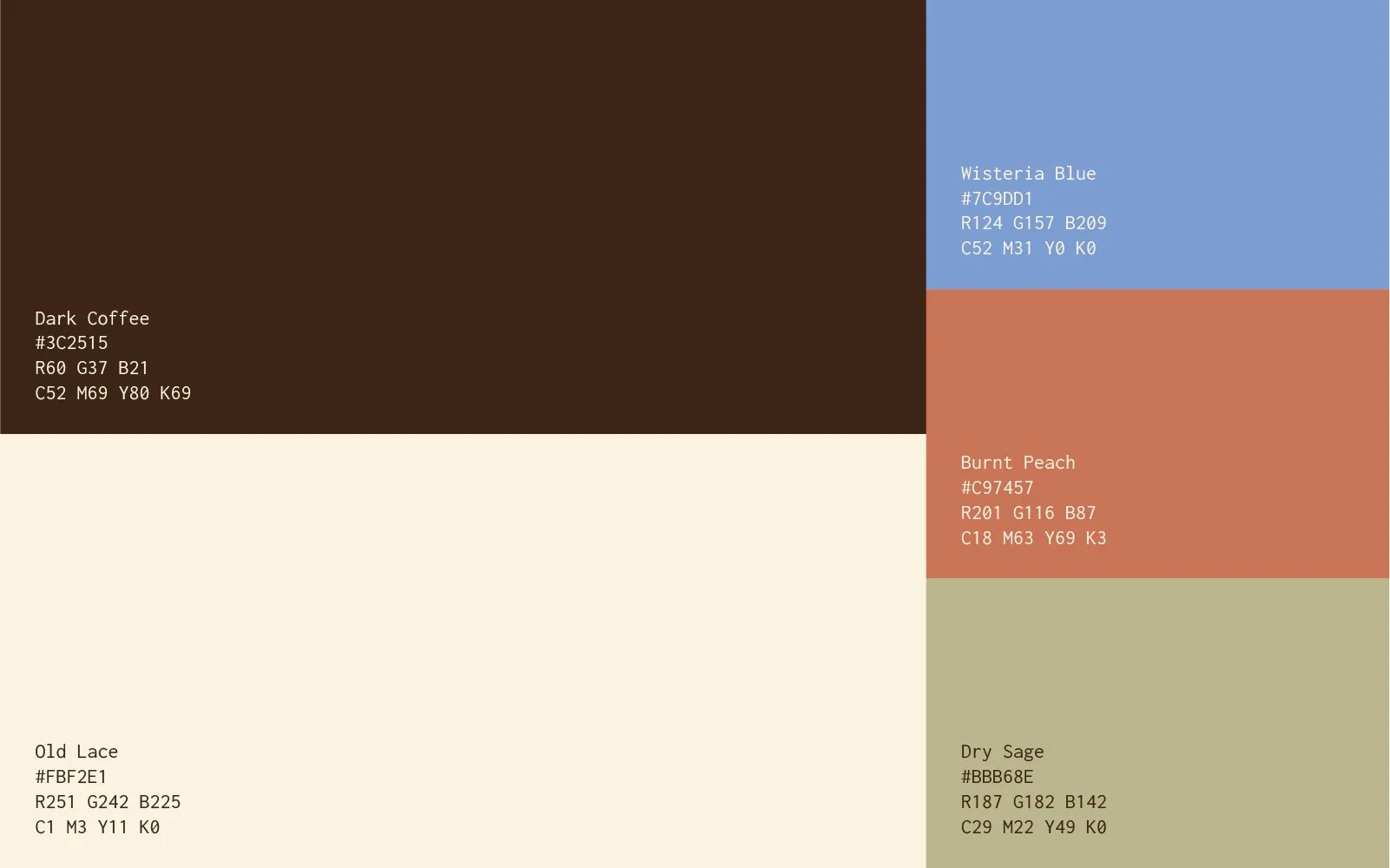 Brand colour palette