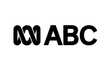 The ABC logo with black letters and the ABC network symbol on a white background.