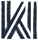 Kylie Ward's logo, a stylized black logo with intertwined initials 'K' and 'W'