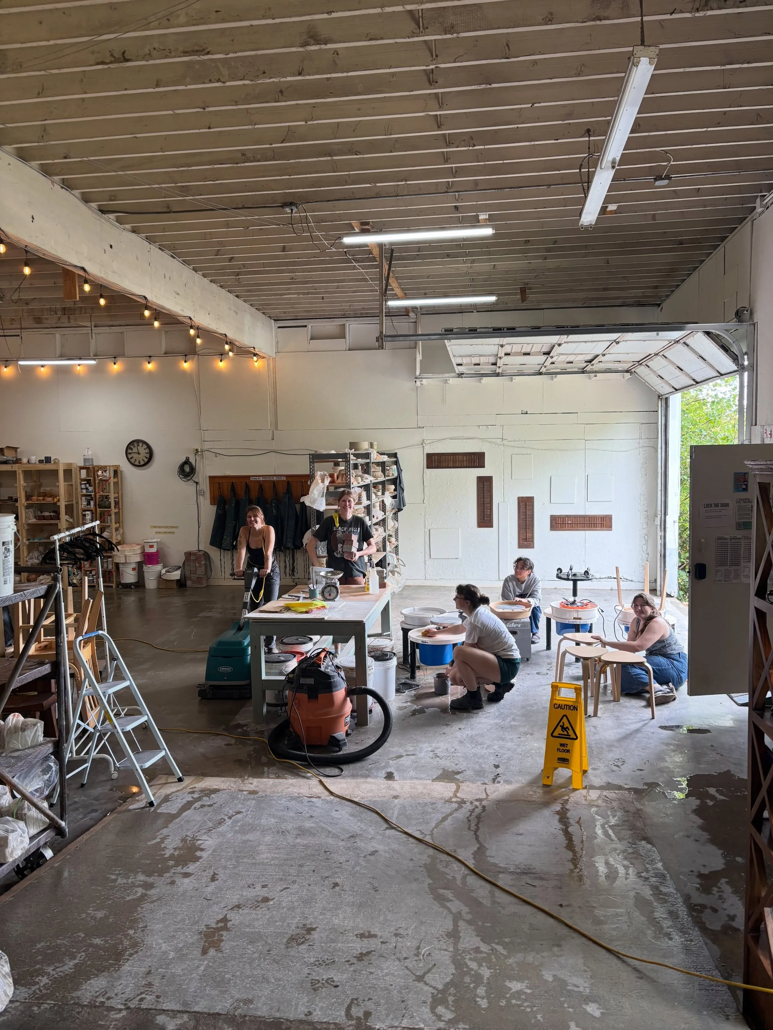 Huge shout out to our deep clean crew for their hard work this weekend! We think we do a pretty great job of keeping the studio clean on a regular basis, but we really got IN there this past Sunday morning.