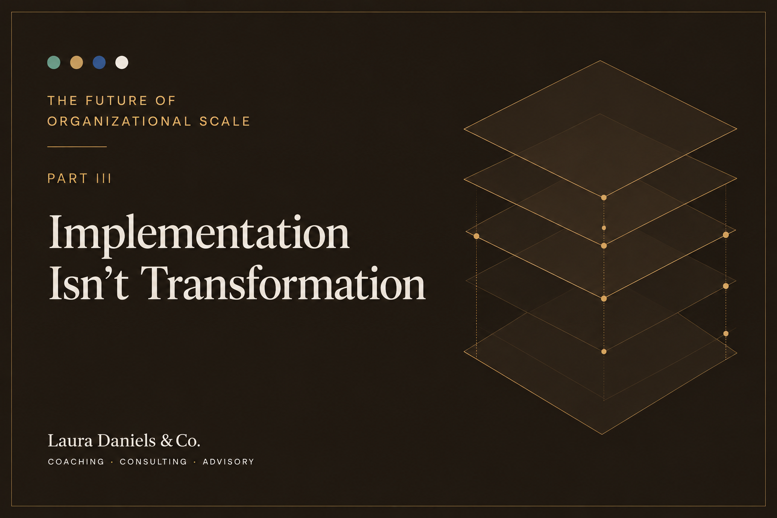 Implementation Isn't Transformation