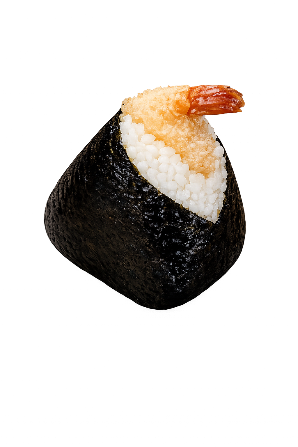 Tempura Prawn Onigiri (Japanese rice ball) from Ibuki Komeya in Parkside Adelaide.