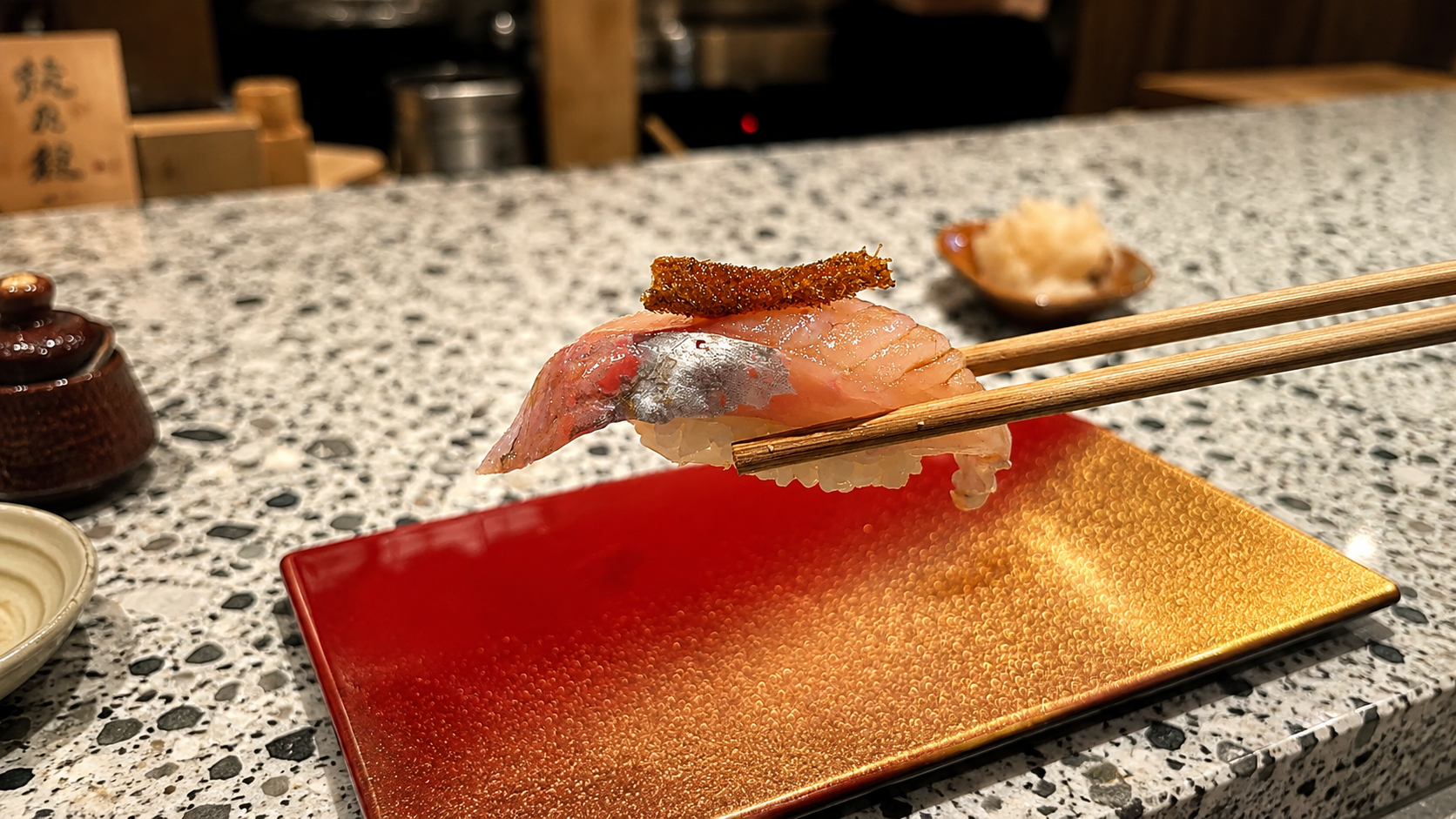 Delicious sushi from Ibuki Komeya's popup up Ibuki Sushi restaurant in Adelaide