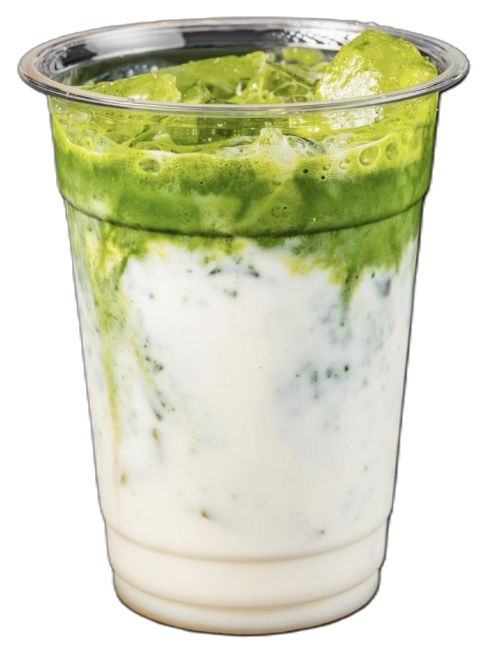 Iced matcha latte from Ibuki Komeya in Parkside Adelaide.