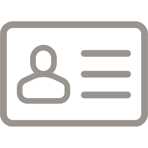 Graphic gray icon for an Enquiry Form