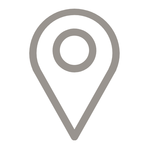 Gray icon for location