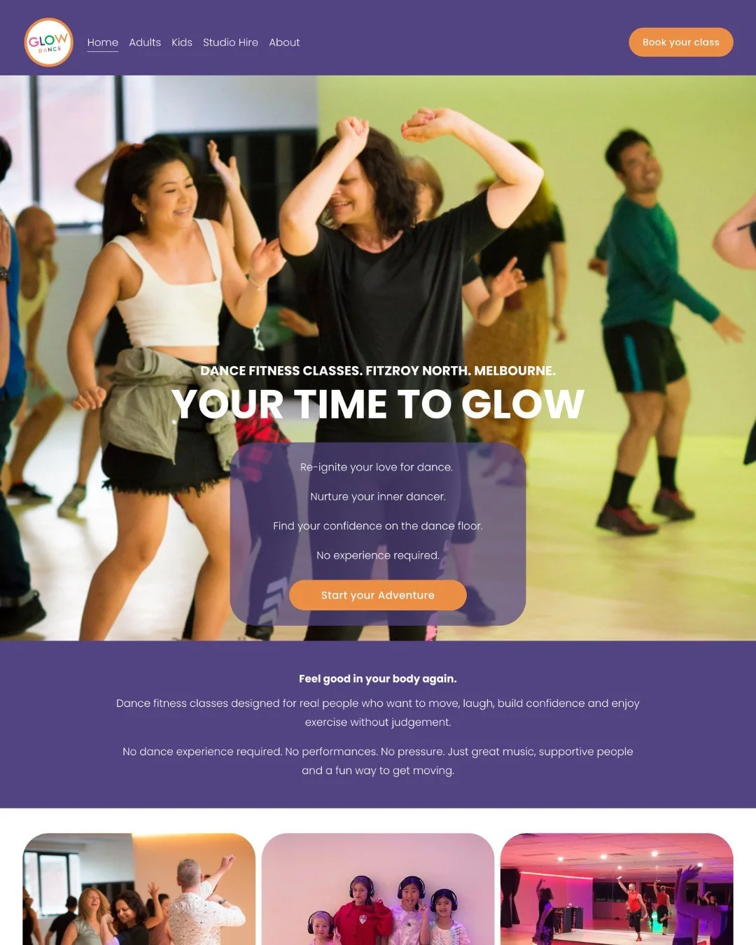 THE ALL-NEW GLOW DANCE WEBSITE IS LIVE! 
Finding your way around GLOW DANCE just got a whole lot easier. 

The brand-new website has been designed to help you quickly find exactly what you&rsquo;re looking for - whether you&rsquo;re looking for Adult