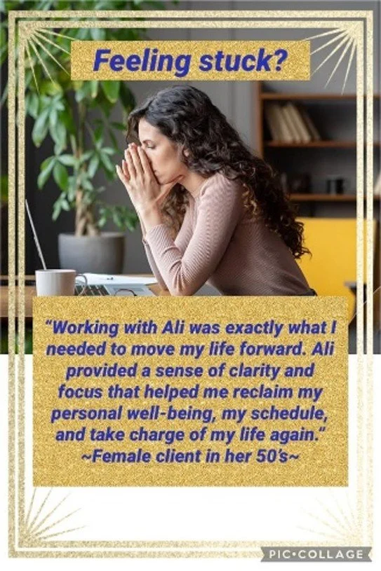 Coaching client testimonial, women's midlife wellness