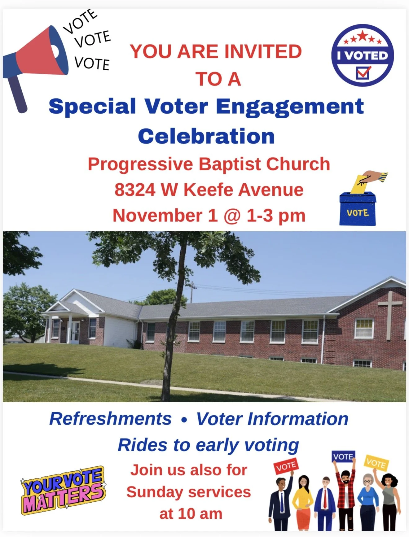 MICAH Voter Hub Celebration - Progressive Baptist Church