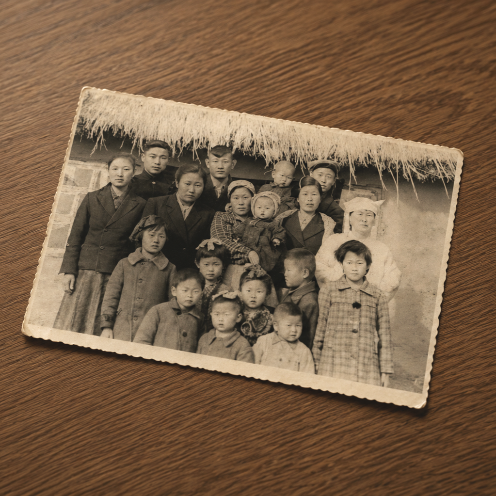 An archival photograph of Koreans in the Soviet Union, early 20th century