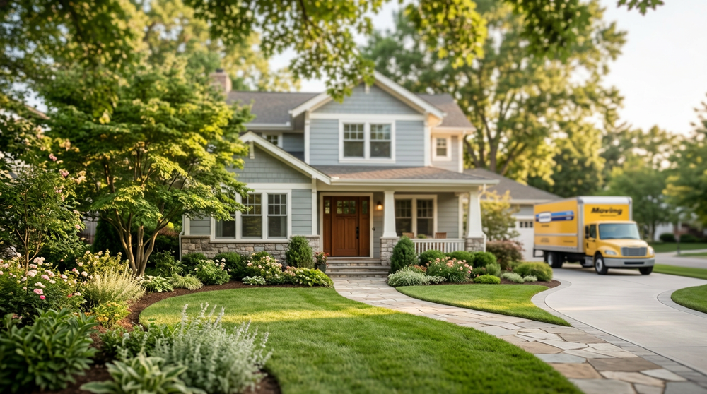 Craftsman house with a garden and front walk, move in Sherwood