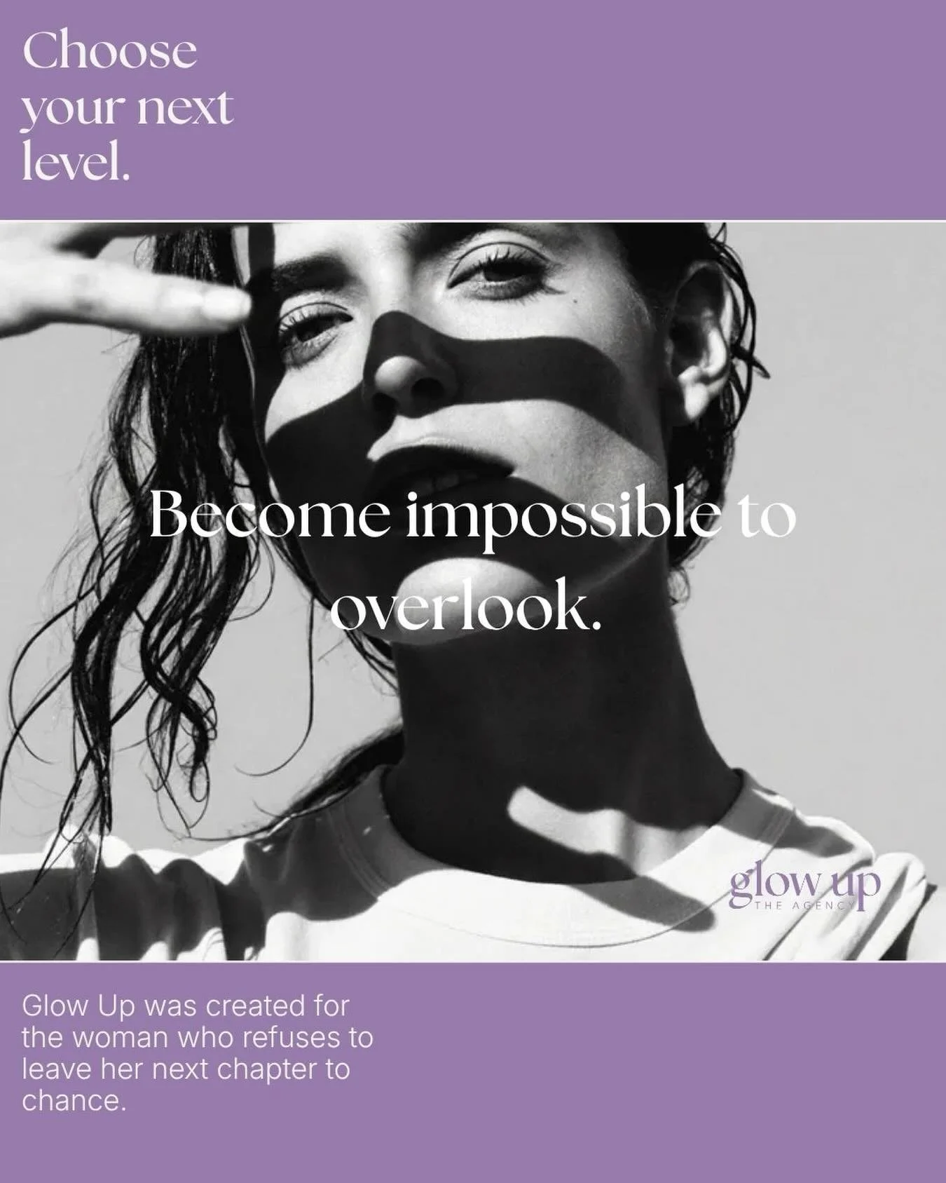 Cut the guesswork.

Your next level deserves an intentional, expertly curated experience designed entirely around you. 

One seamless journey, guided from beginning to end.

When you glow, you know. ✨
 
#glowuptheagency #whenyouglowyouknow
