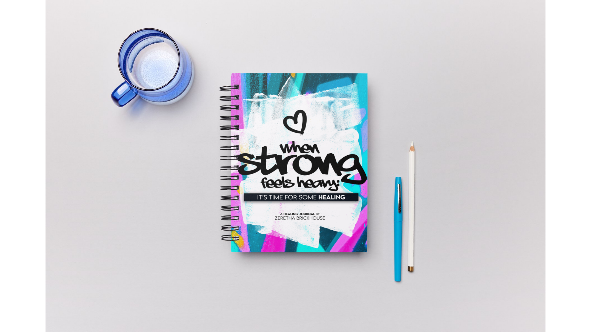 When Strong Feels Heavy – Guided Healing Journal