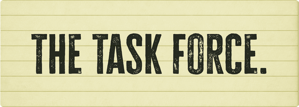 Cue Card - The Task Force