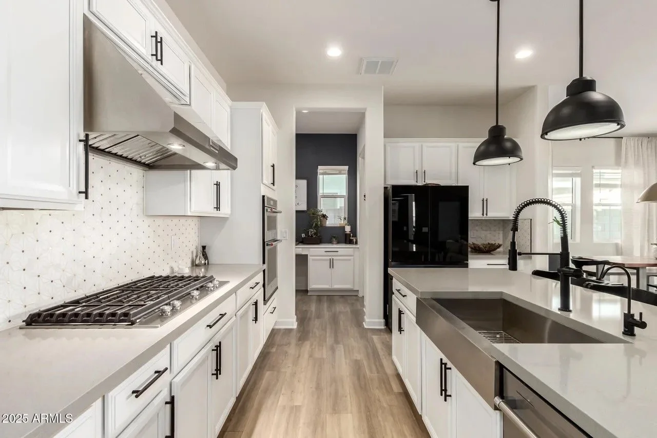 Clean modern kitchen with polished counters and appliances