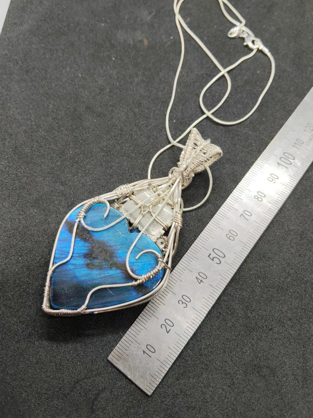 Blue Buuterfly Heart Ruler.jpg