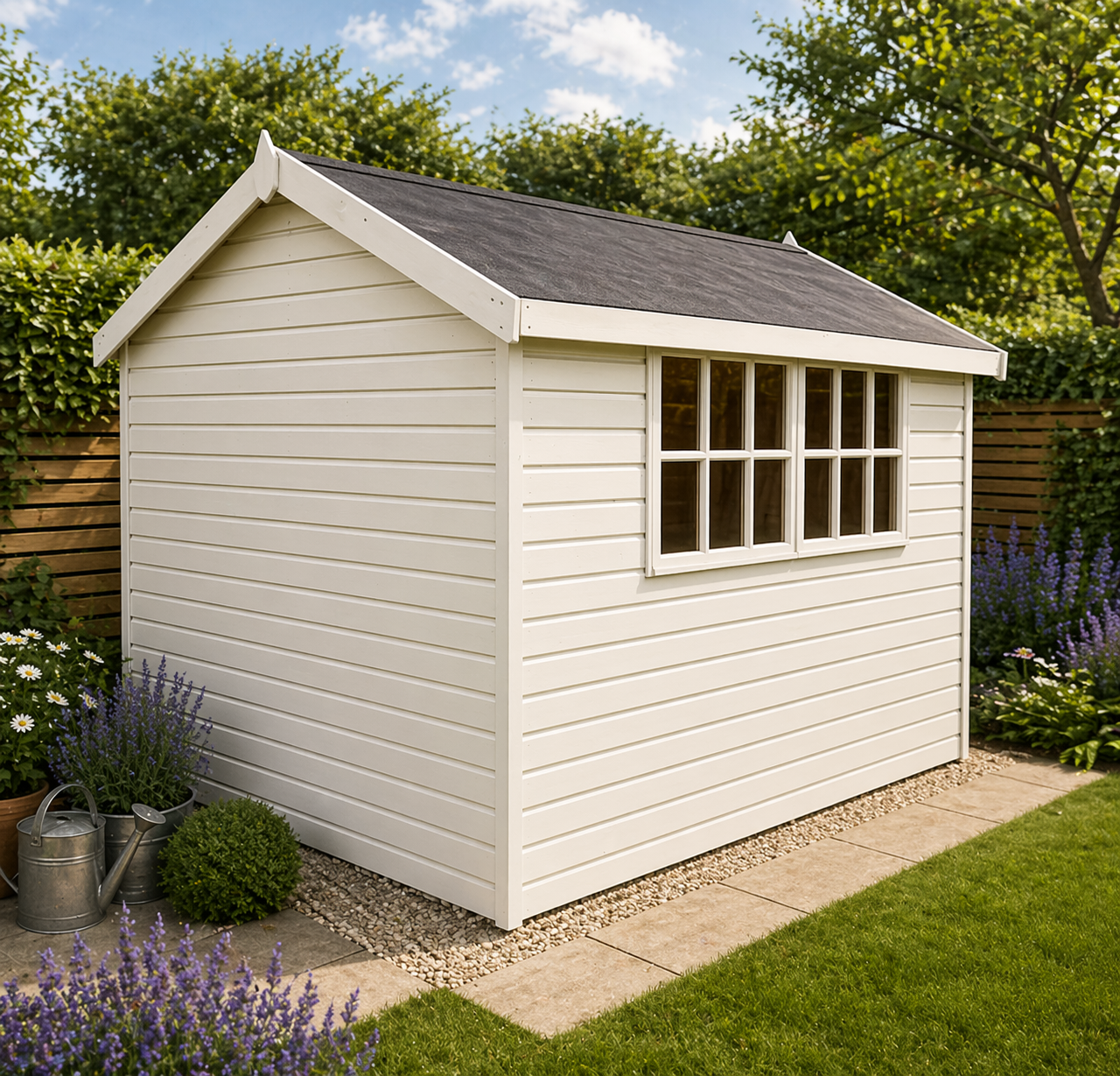 CUMBRIA - OUTSIDE - PAINTED - IN GARDEN - FROM BACK.png