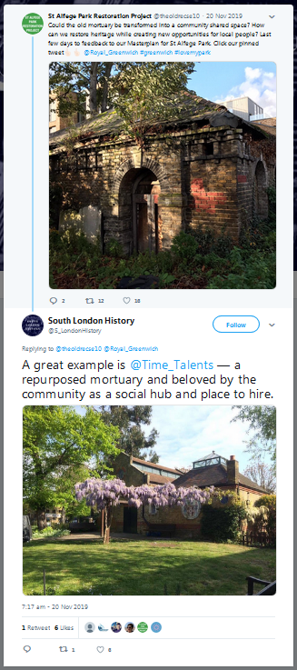 St Alpheges - Co design Tweet re Mortuary re-use.PNG