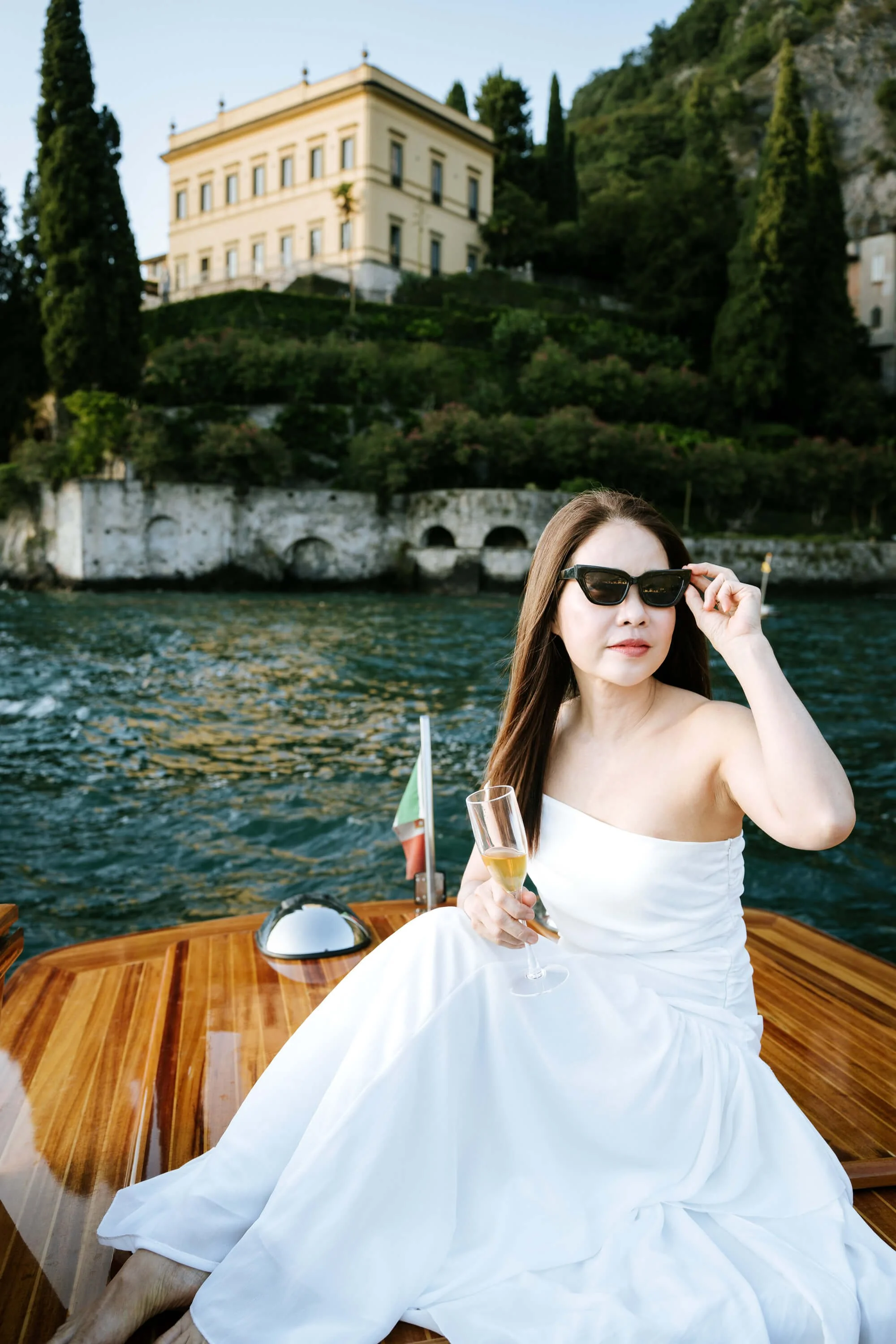 Villa Monastero Varena Lake Como riva boat thai photoshoot -111.jpg