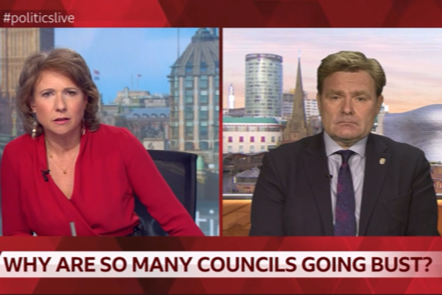 BBC Politics Live: Why are so many councils going bust?