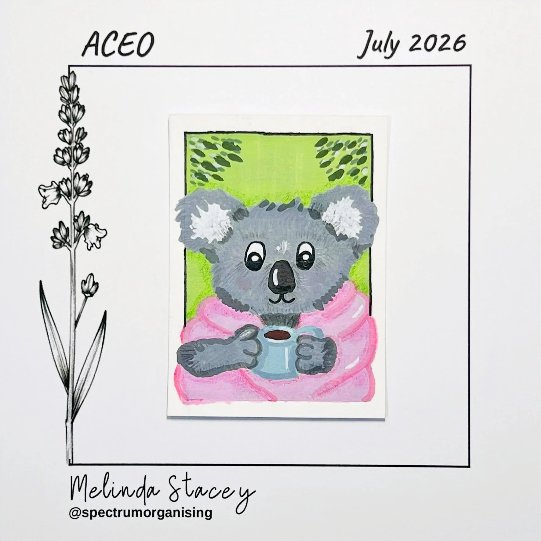 Cosy Australiana ACEO - Koala - 01/01