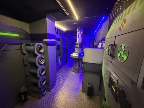 The reactor corridor and nuclear vault in Area 51 — Escape London Shepherd’s Bush