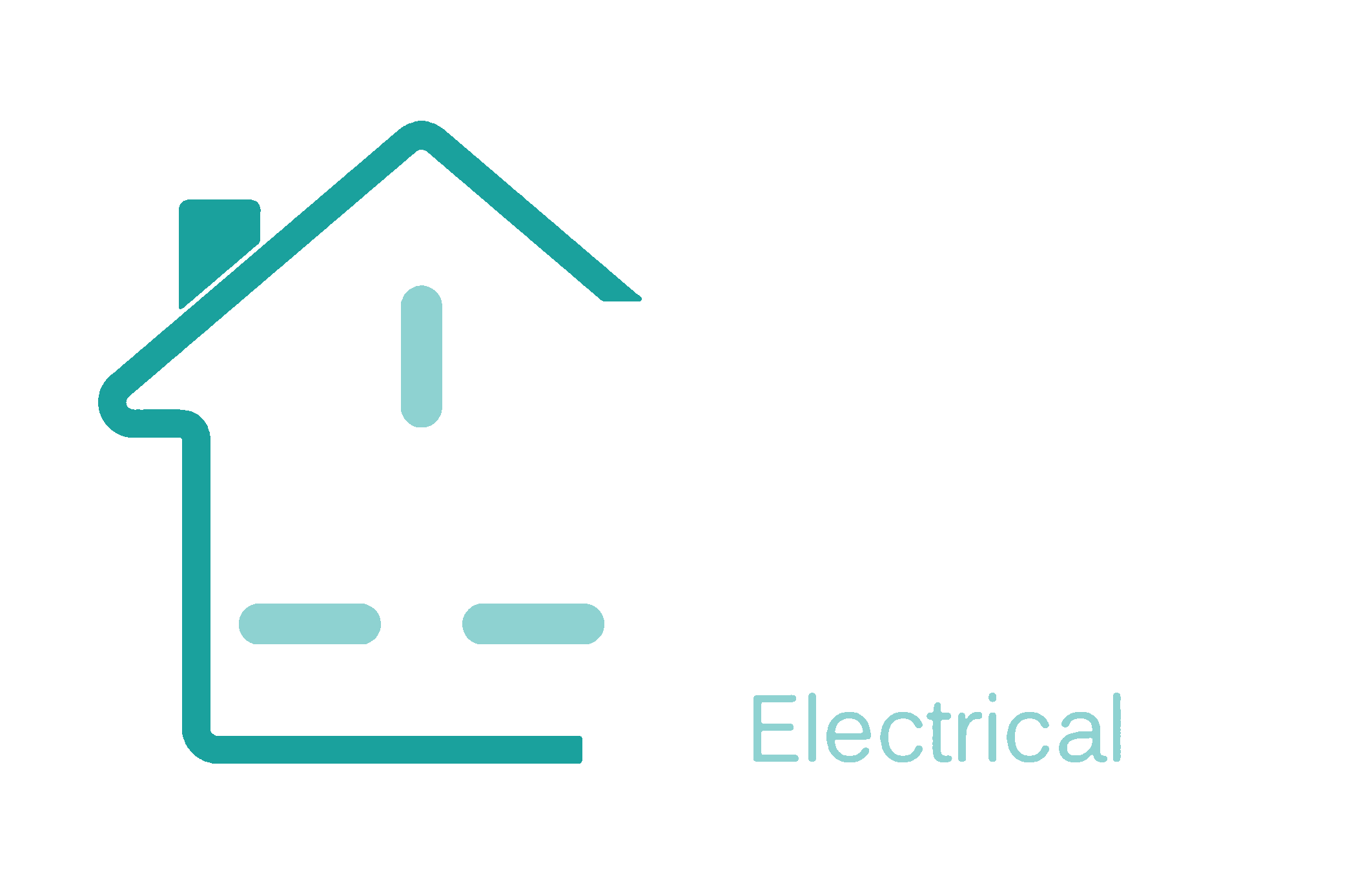 Logo with a house outline and a scale, with text reading 'Registered Competent Person Electric'.