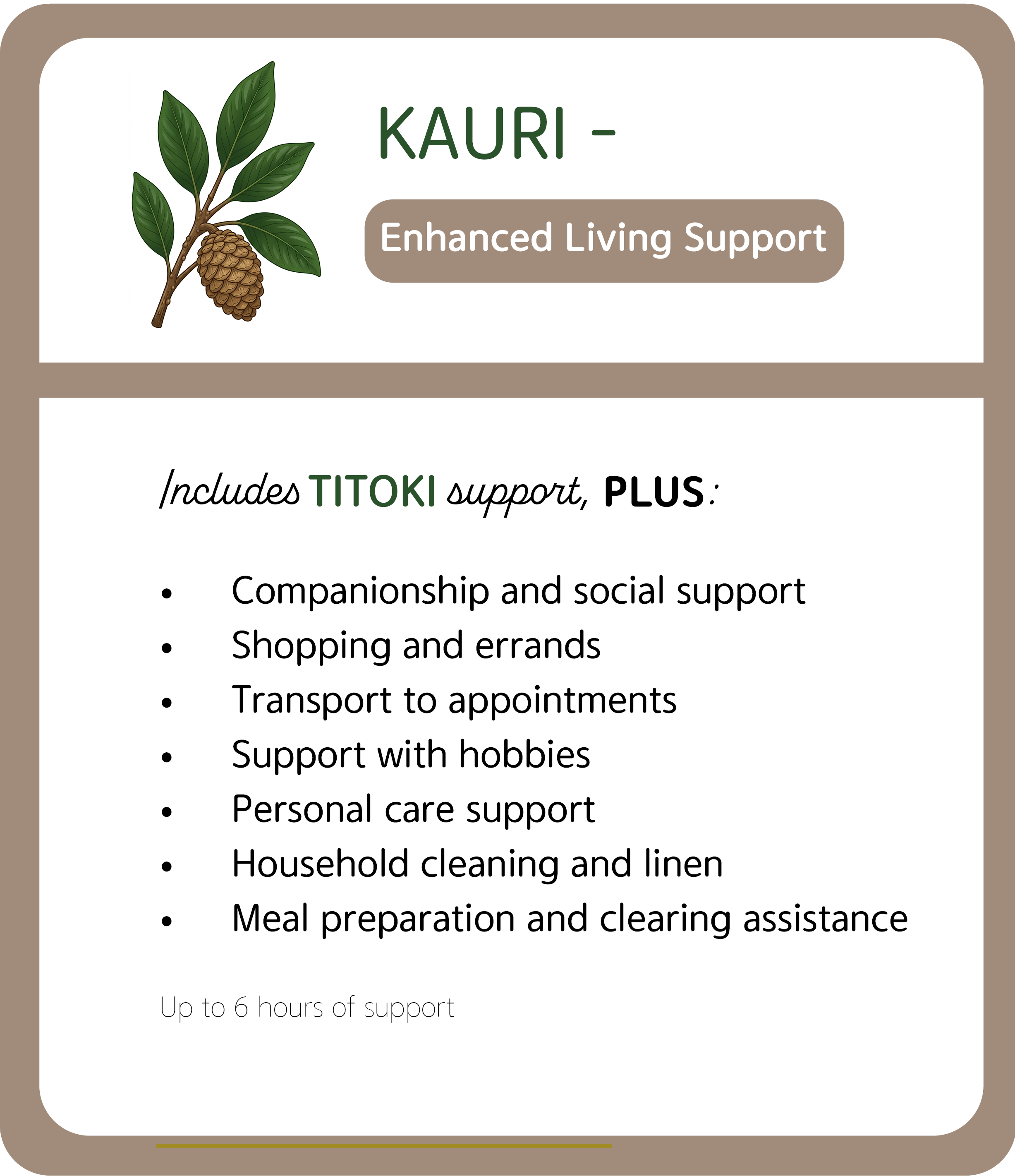 Packages are tailored to our client's needs