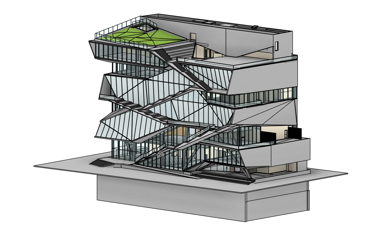 Museu da Imagem e do Som (MIS) — RJ
Processamento de nuvem de pontos e modelagem BIM de edificação existente.