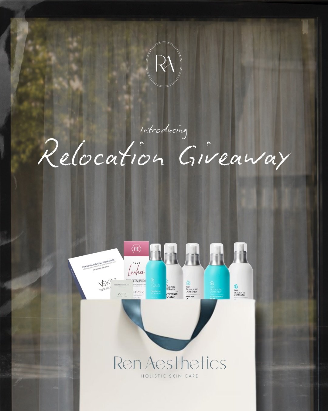 Introducing our Relocation Giveaway 💌

As REN Aesthetics settles into its beautiful new home, we&rsquo;re celebrating this exciting new chapter with a very special giveaway.

One lucky winner will receive a curated collection of premium skincare fav