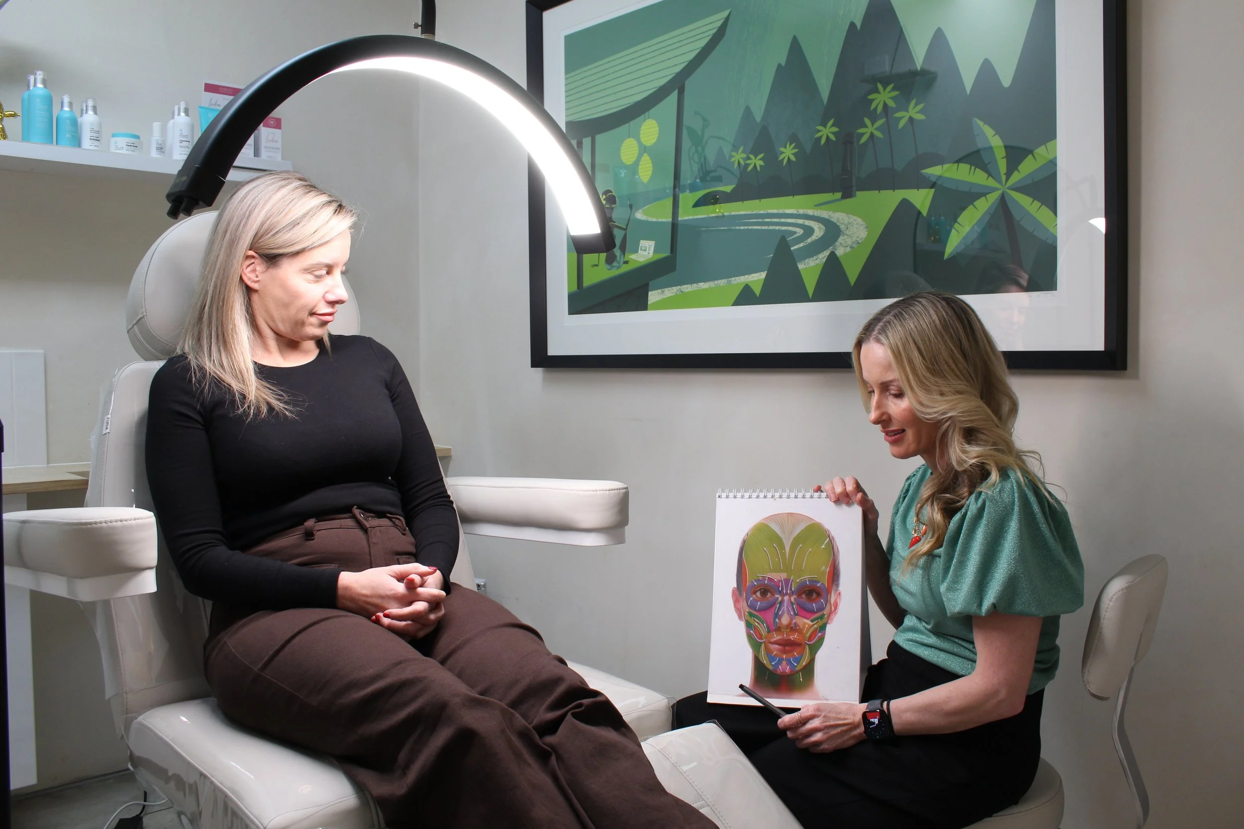 Skin needling consultation at Ren Aesthetics