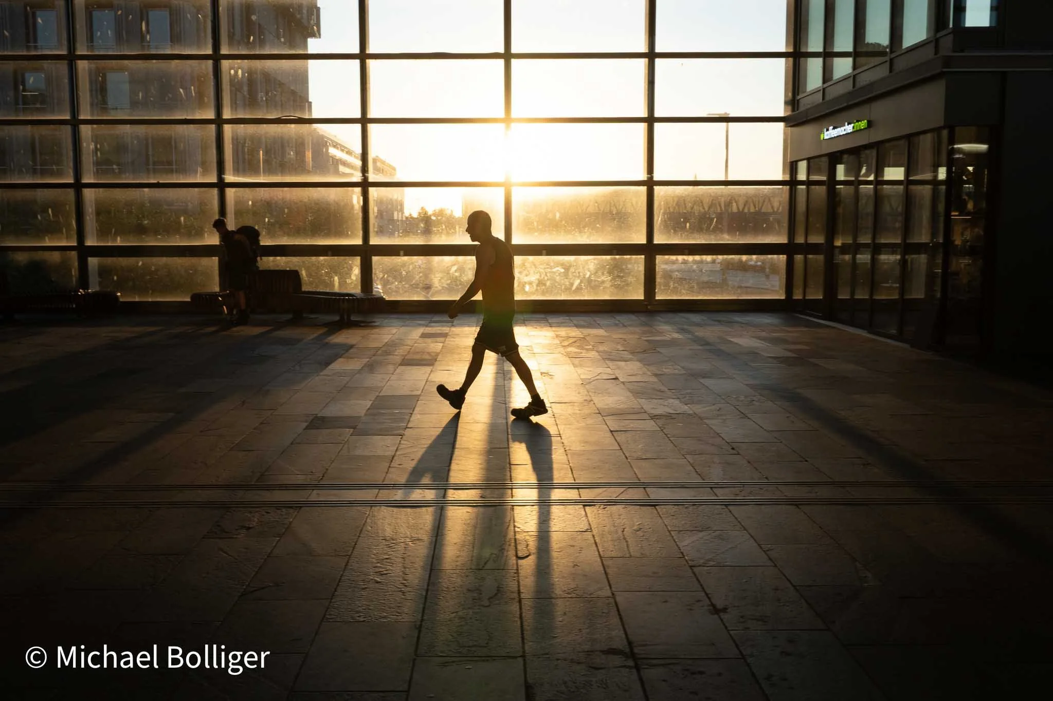 Basel, Bahnhof SBB Abendlicht