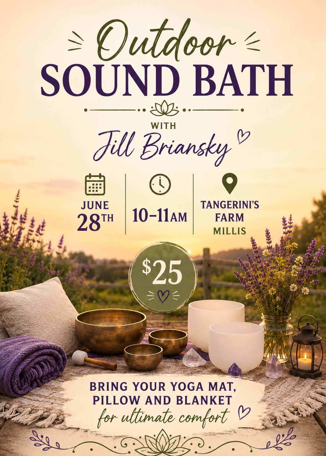 Tangerini’s Outdoor Sound Bath