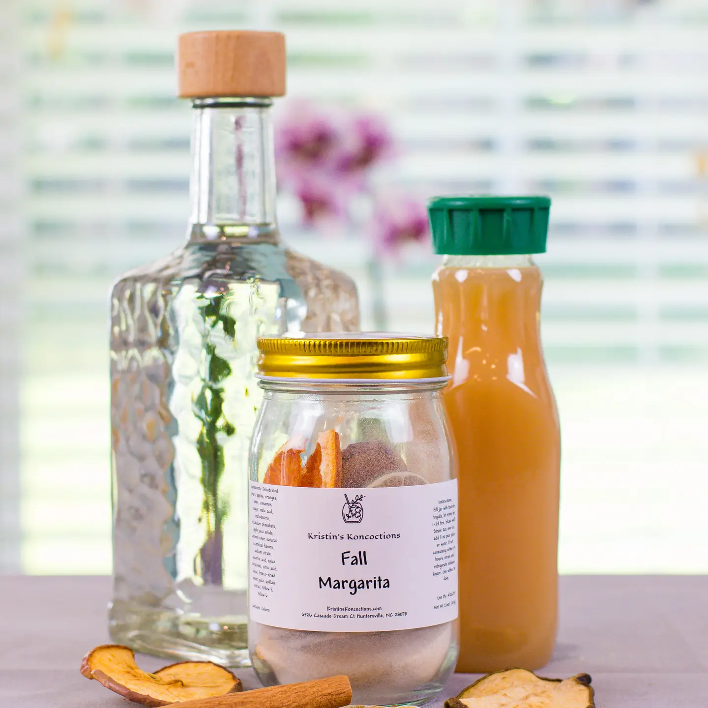 Fall Margarita DIY cocktail infusion kits