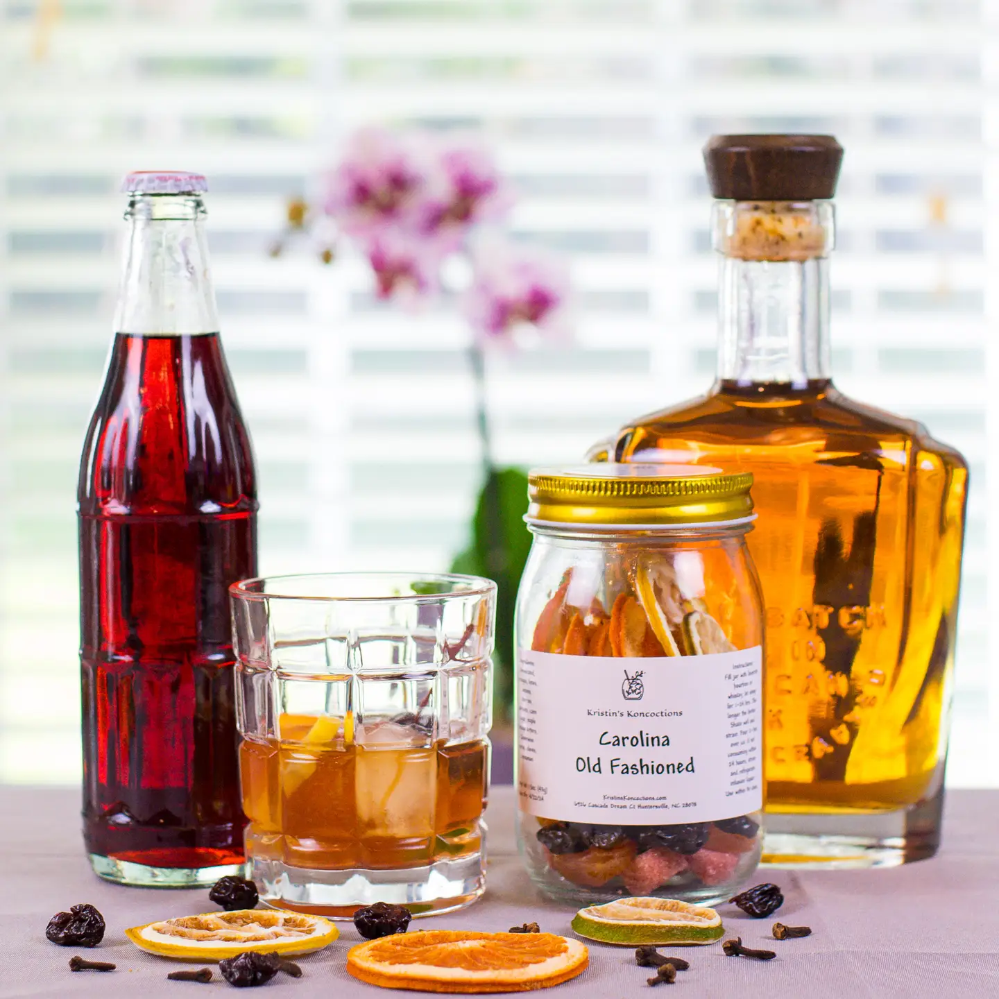 Carolina Old Fashioned DIY cocktail infusion kits