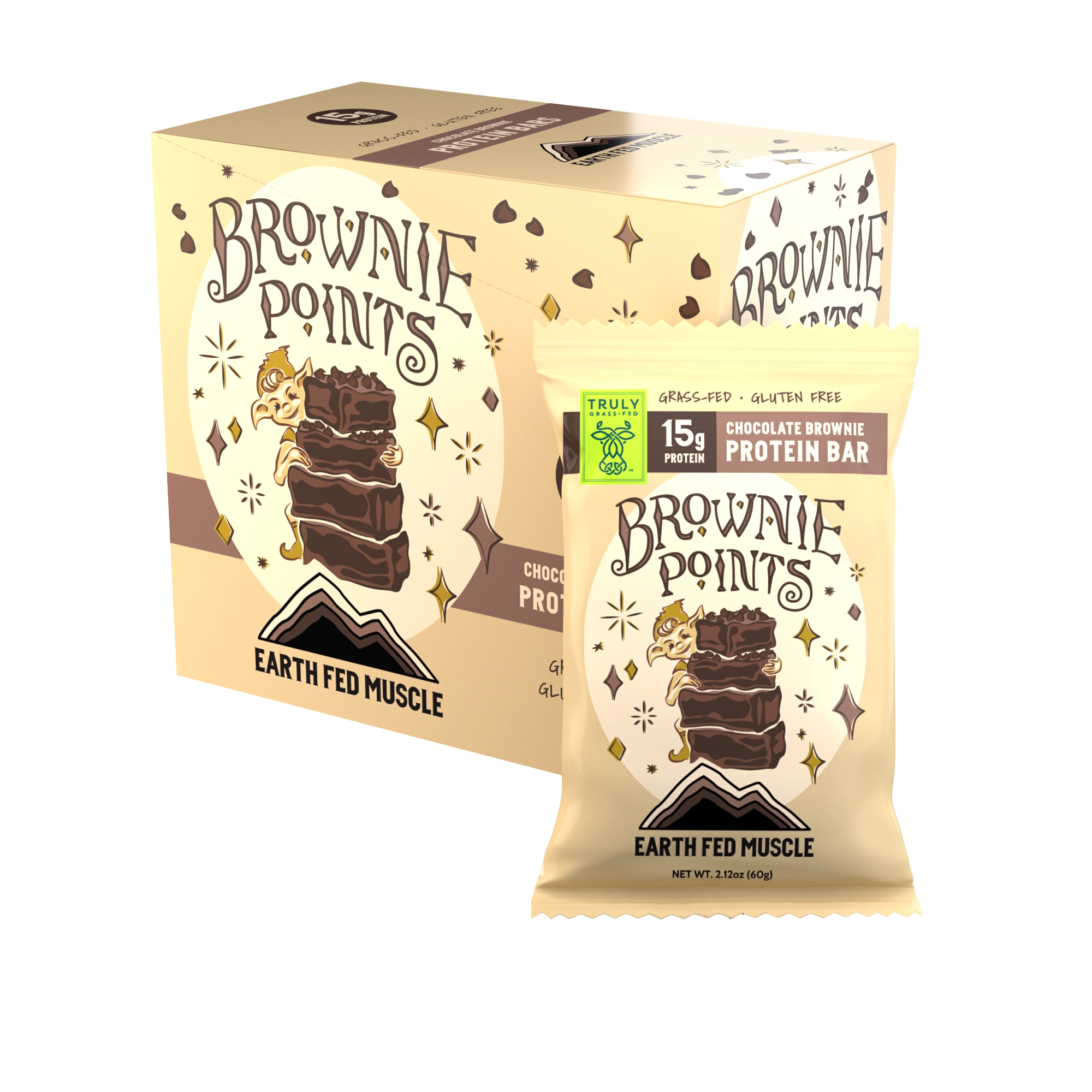SAMPLE Chocolate Brownie Grass Fed Whey Protein Bar