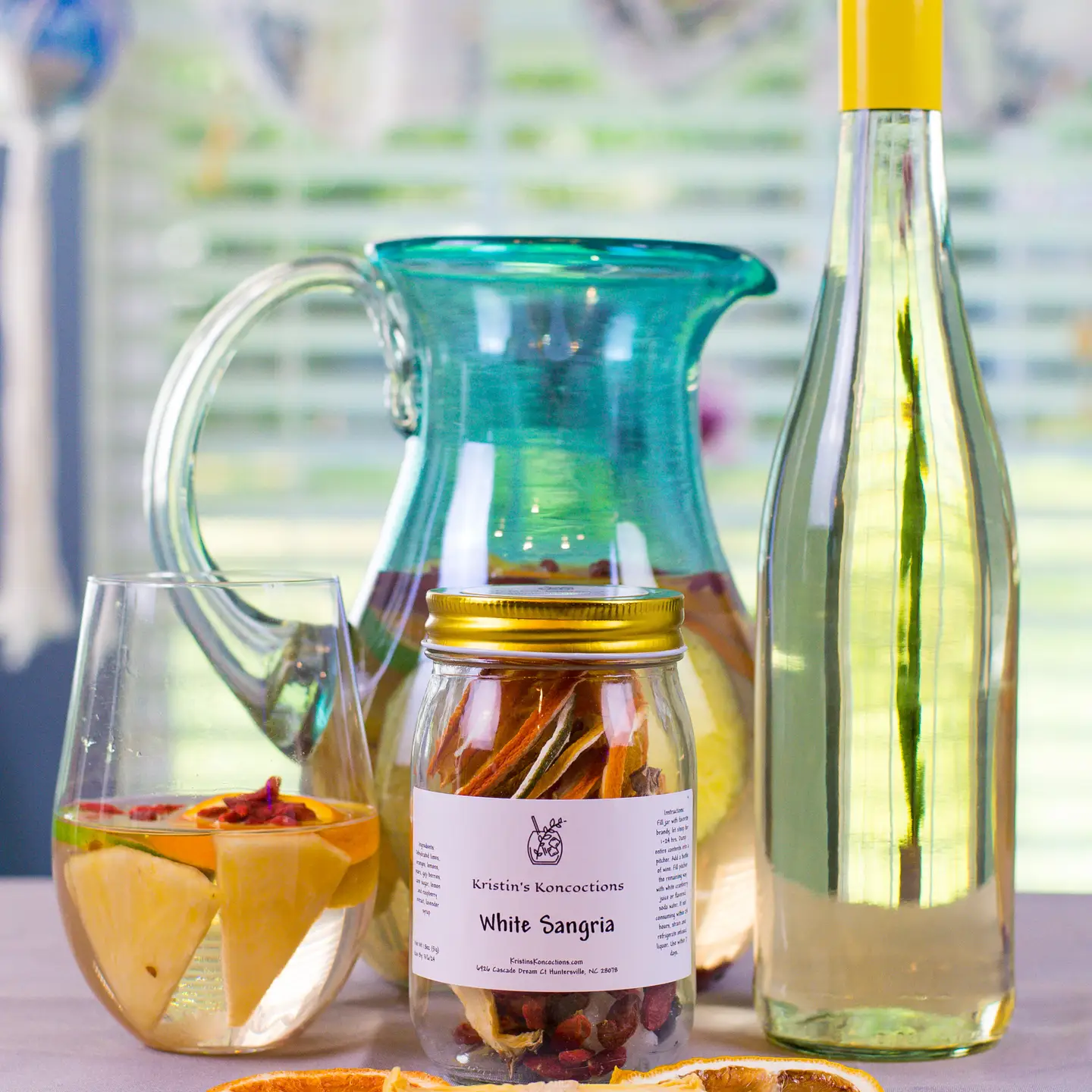 White Sangria DIY cocktail infusion kits