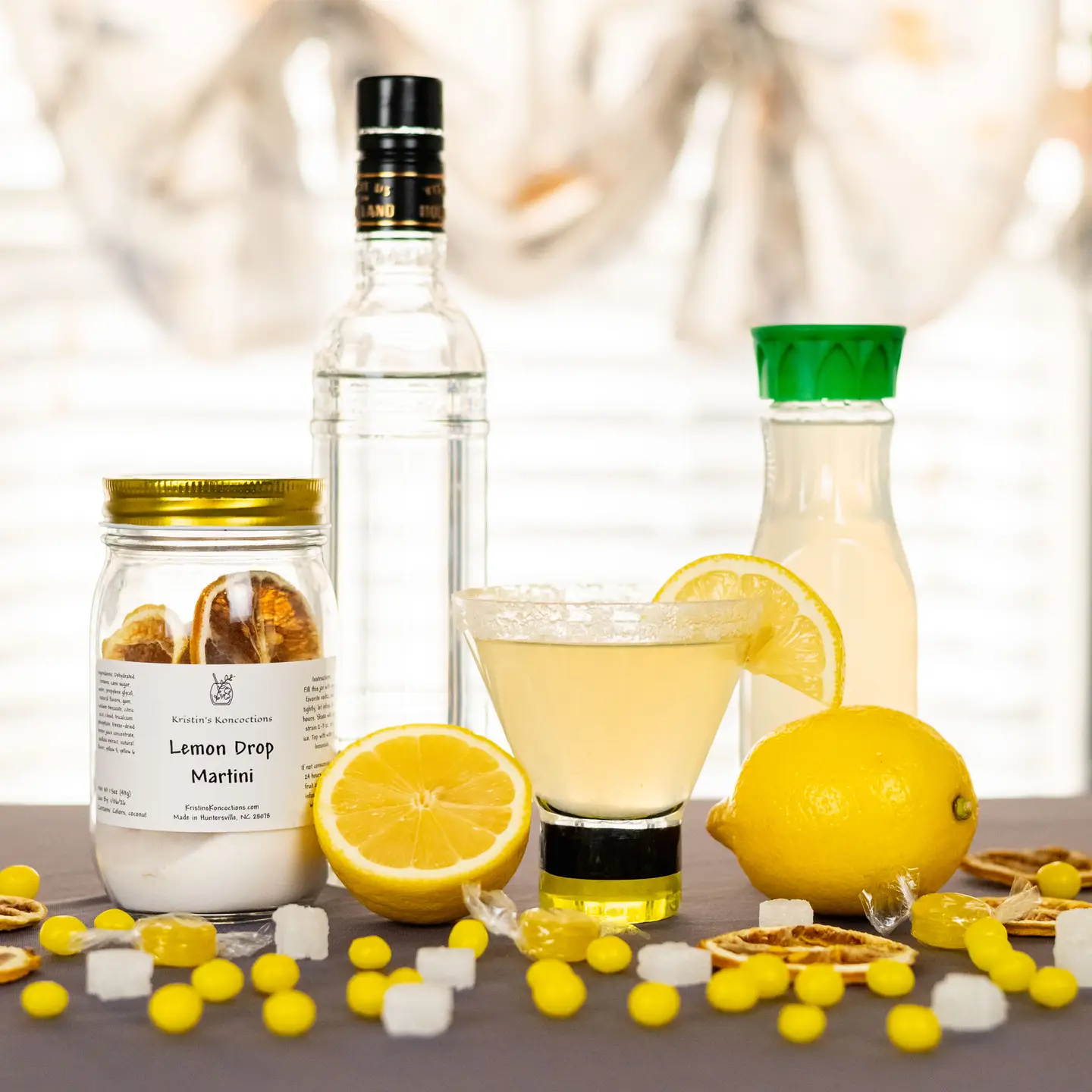 Lemon Drop Martini DIY cocktail infusion kits