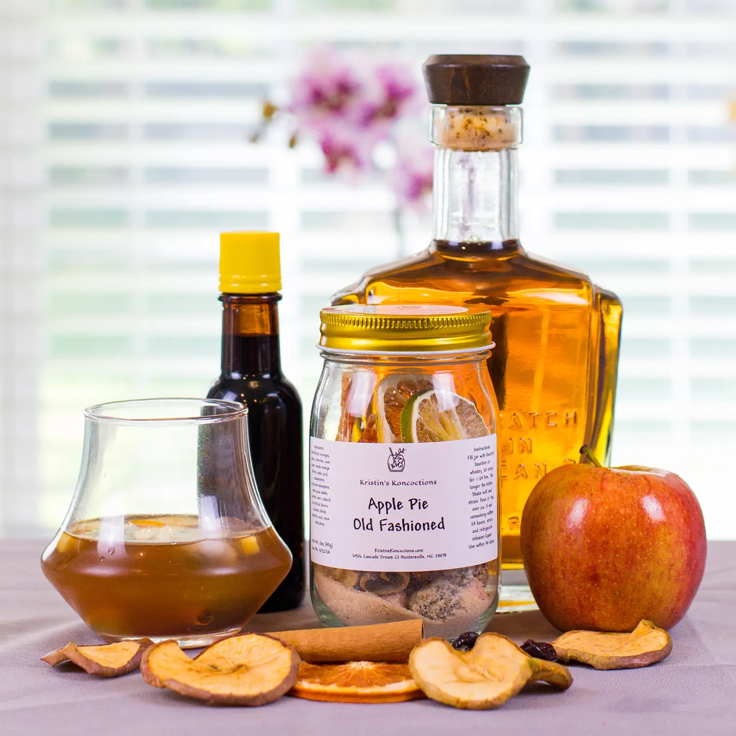 Apple Pie Old Fashioned DIY cocktail infusion kits