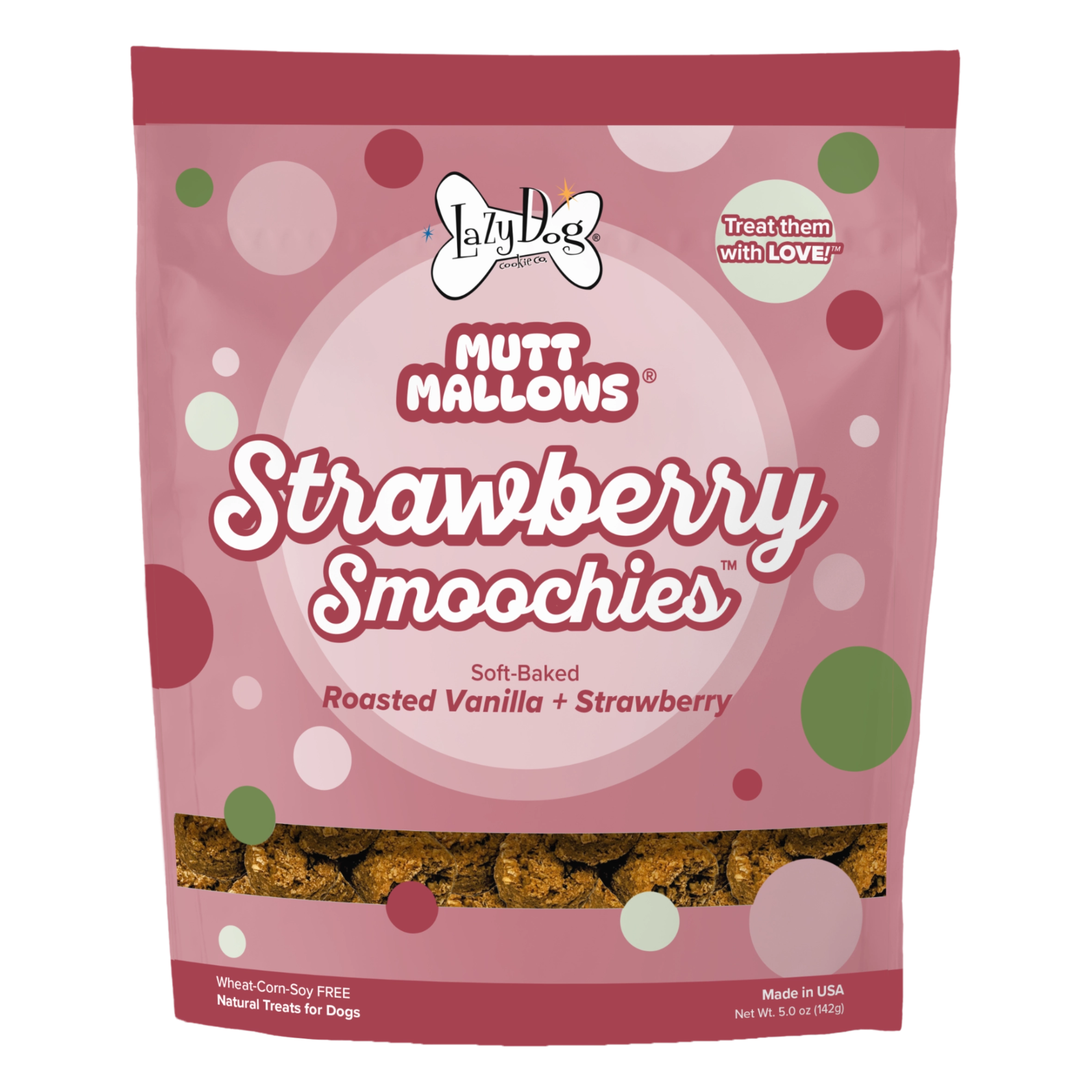 Mutt Mallows® Strawberry Smoochies™