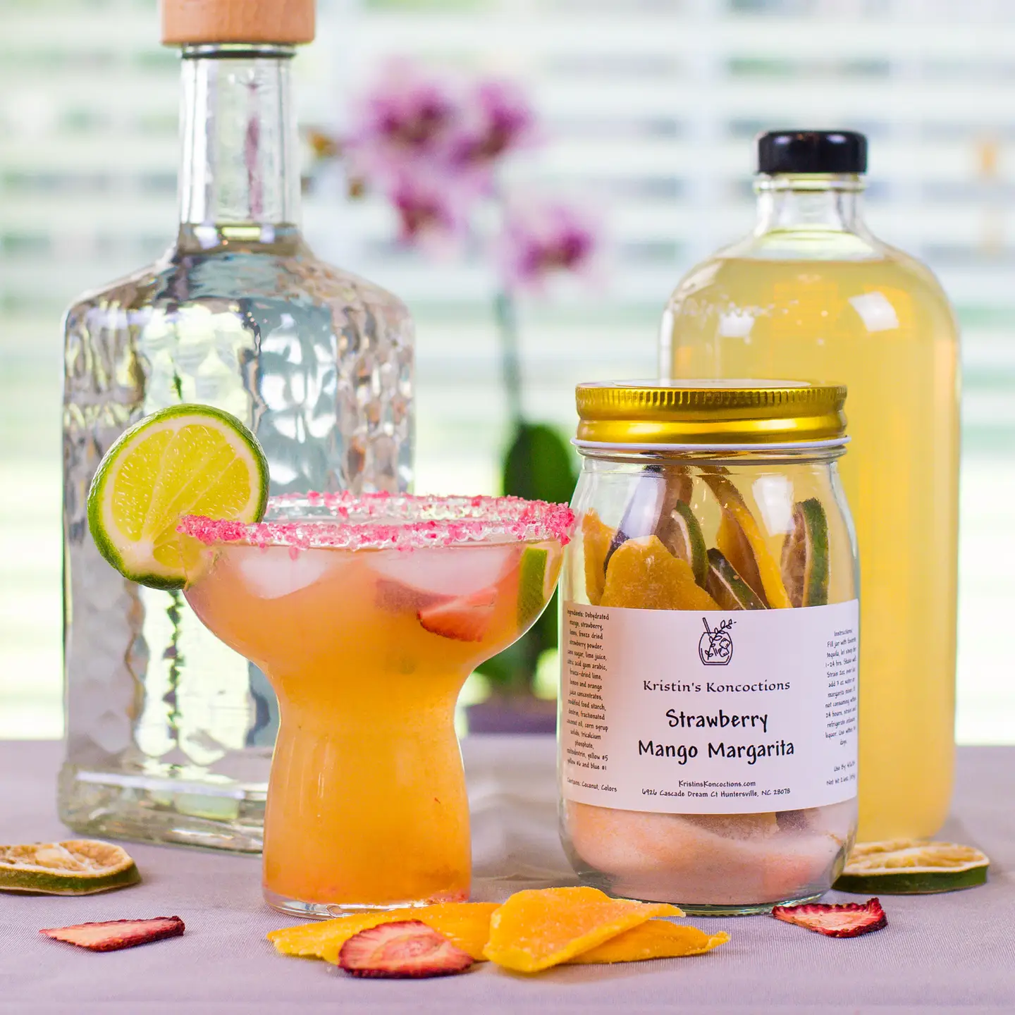 Strawberry Mango Margarita DIY cocktail infusion kits